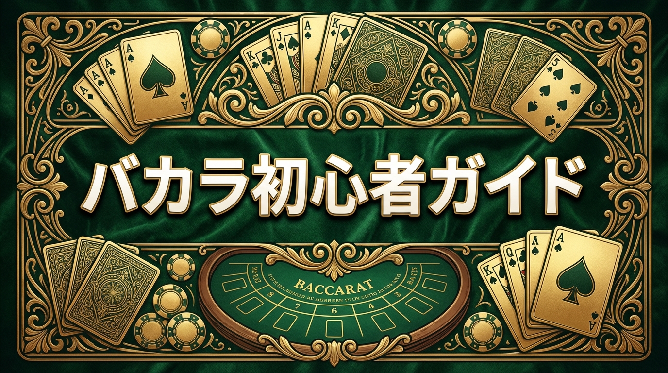 バカラの勝ち方 初心者ガイド【2026年】ルール・確率・戦略を完全解説
