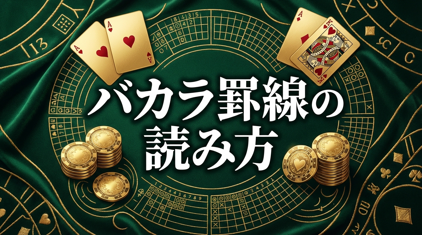 バカラ罫線の見方・使い方を図解で徹底解説【2026年版】プロが教える6種類の読み方と必勝パターン