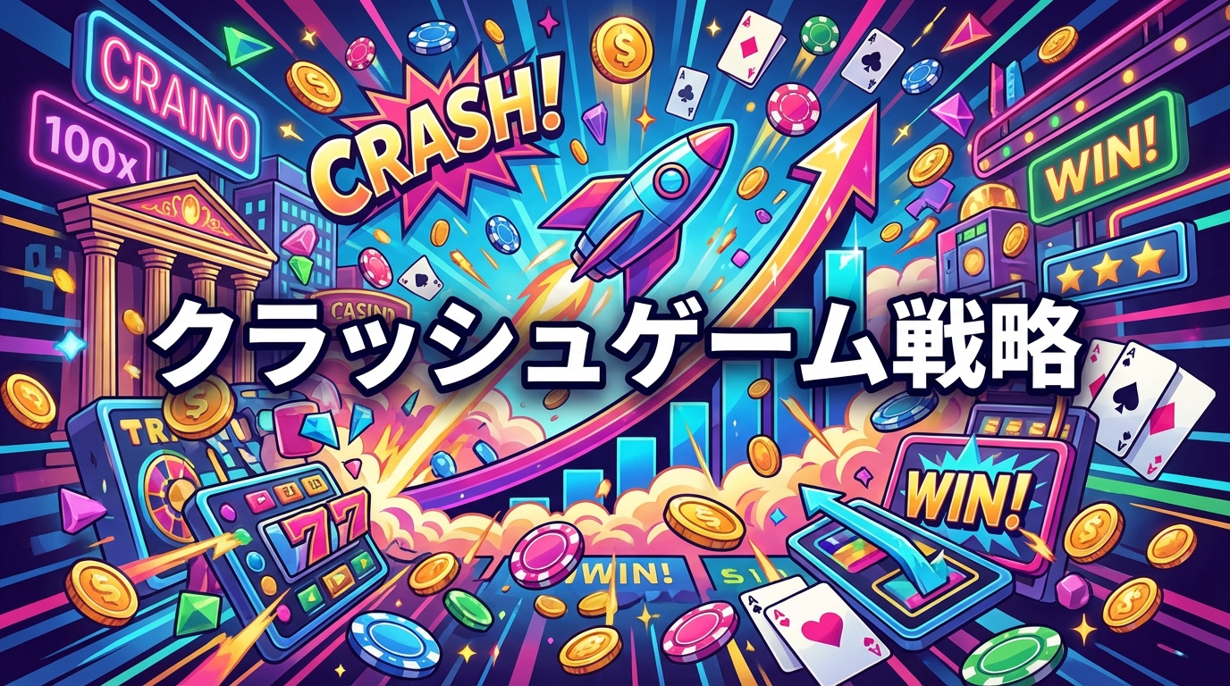 Crashゲーム攻略法｜仮想通貨カジノで稼ぐ戦略とおすすめサイト【2026年】