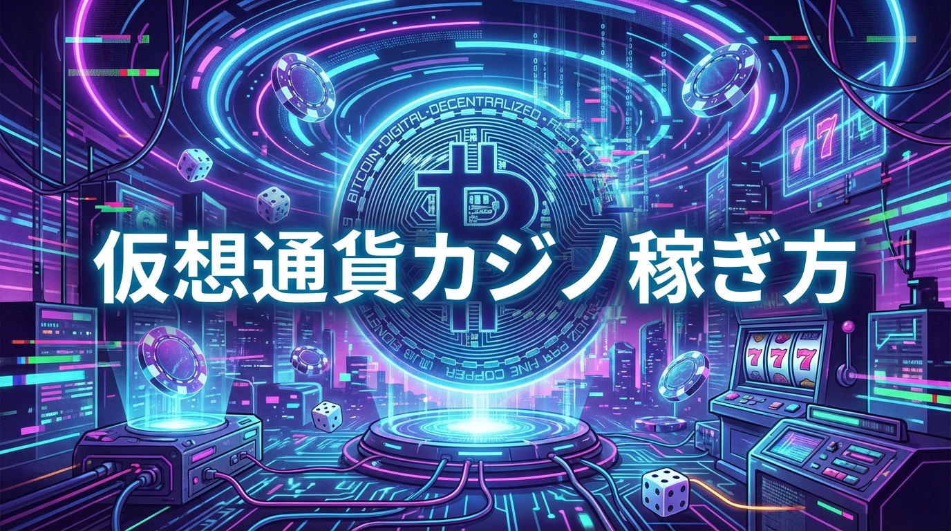 仮想通貨カジノで稼ぐ方法2026｜クリプトカジノ攻略ガイド＆おすすめサイト