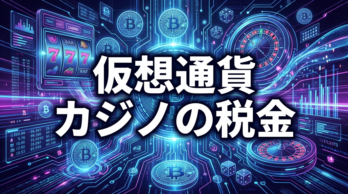 オンラインカジノ×仮想通貨の税金ガイド【2026年】確定申告・計算方法・節税対策