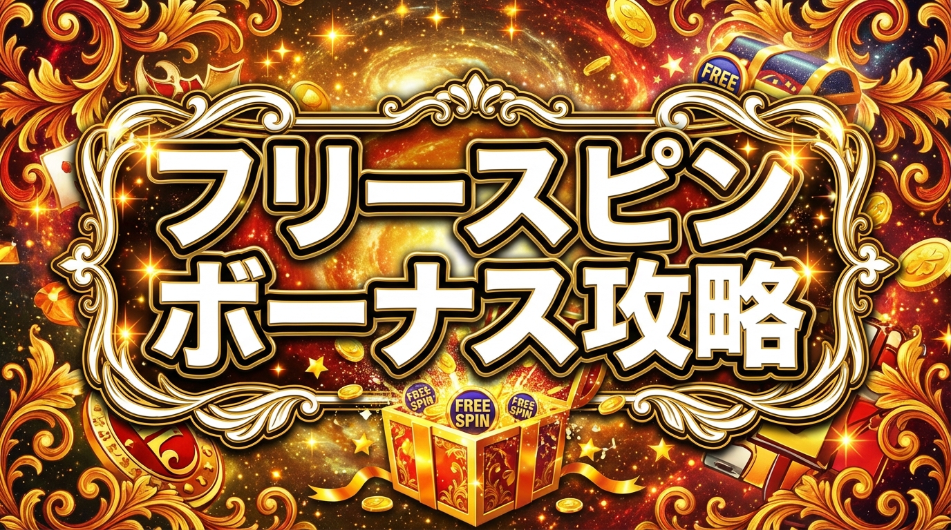 フリースピンボーナス完全ガイド2026｜仕組み・活用法・おすすめカジノ比較