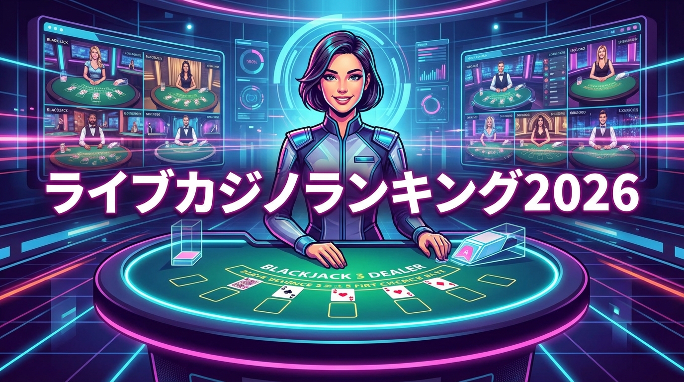 【2026年最新】ライブカジノおすすめランキング！本物ディーラーとの勝負を楽しめるサイト比較