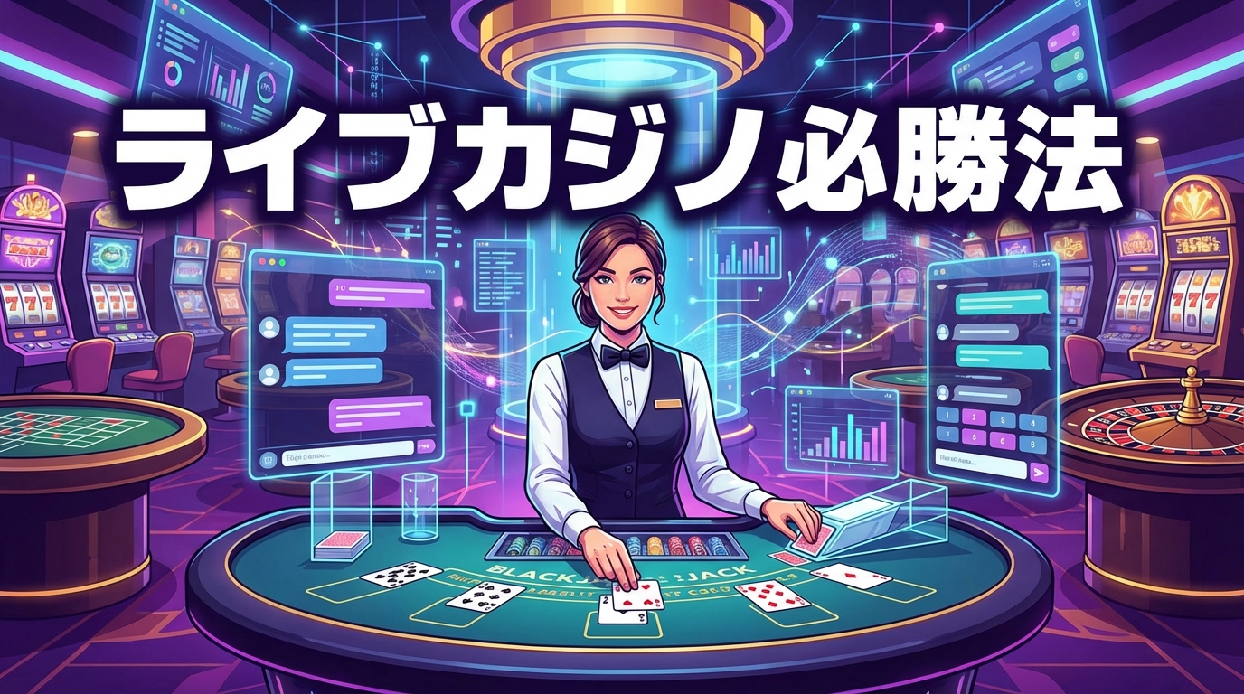 ライブカジノの勝ち方【2026年】勝率を上げる5つの戦略と立ち回り