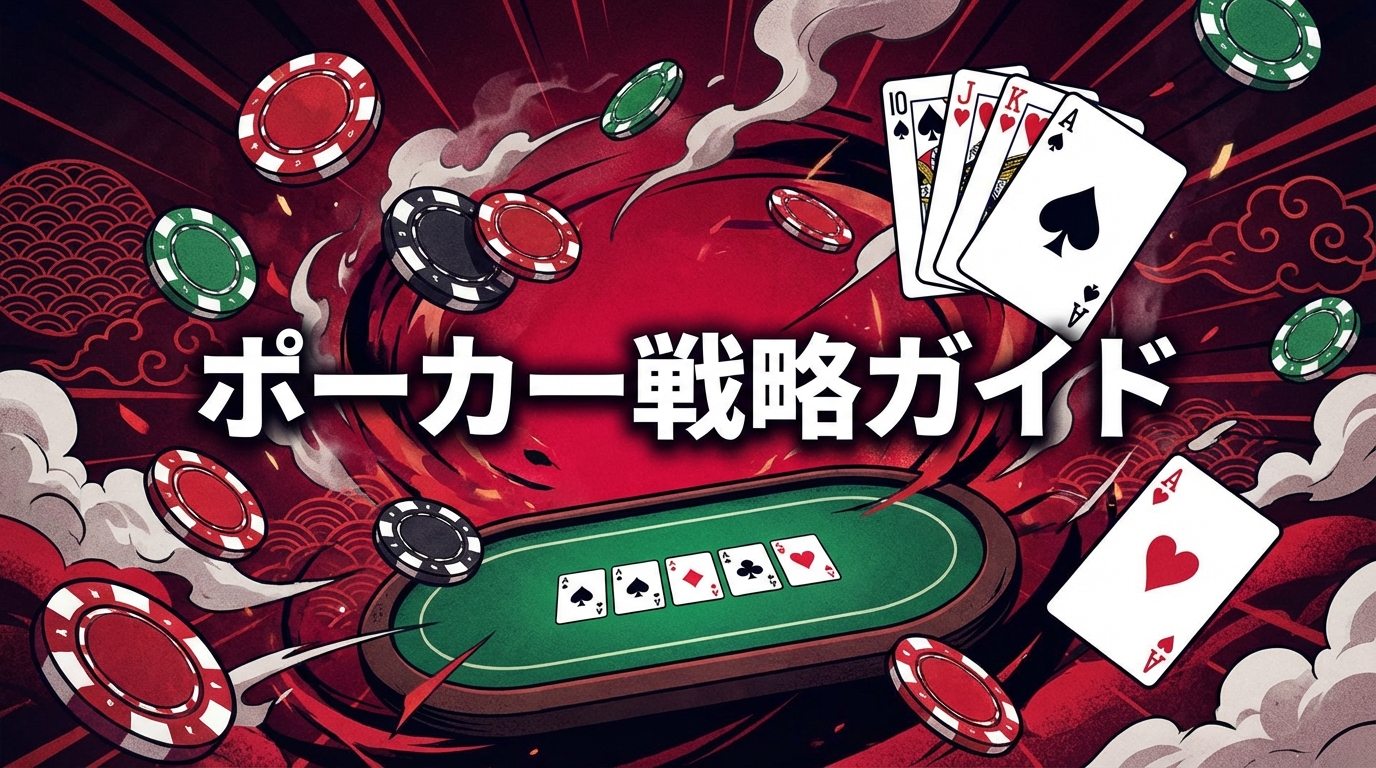 ポーカー戦略ガイド【2026年最新】テキサスホールデムの勝ち方を徹底解説