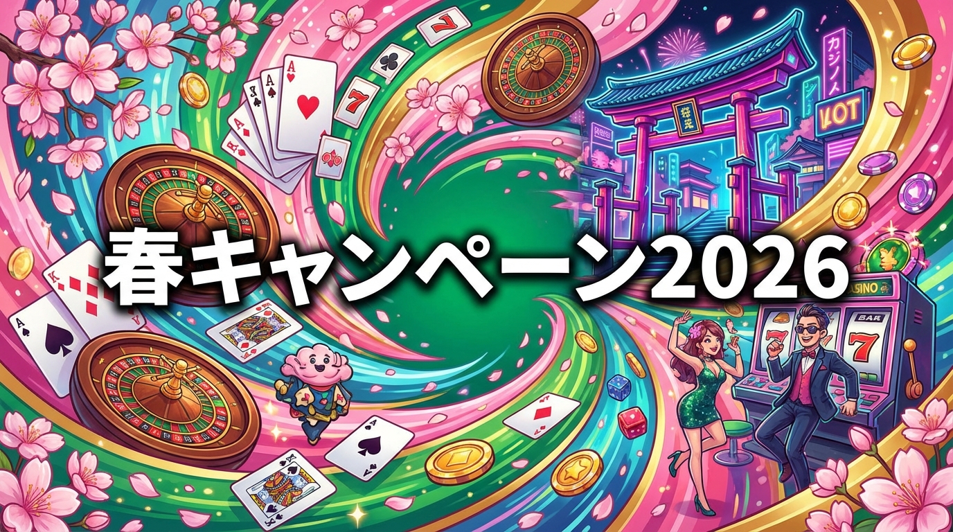 2026年春のオンラインカジノキャンペーン完全ガイド｜桜シーズン限定ボーナス&攻略法