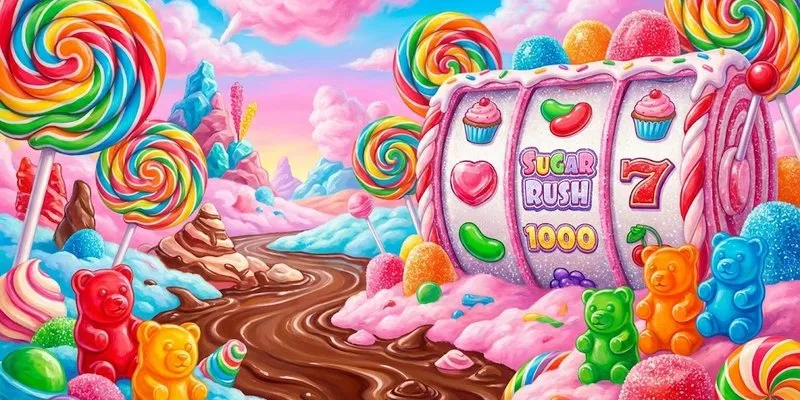 Sugar Rush 1000を300回転｜通常版との違いとマルチプライヤーの実力