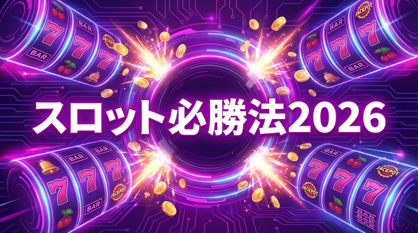 オンラインカジノで勝てるスロット攻略法2026｜RTP・ボラティリティで選ぶ勝率UP戦略